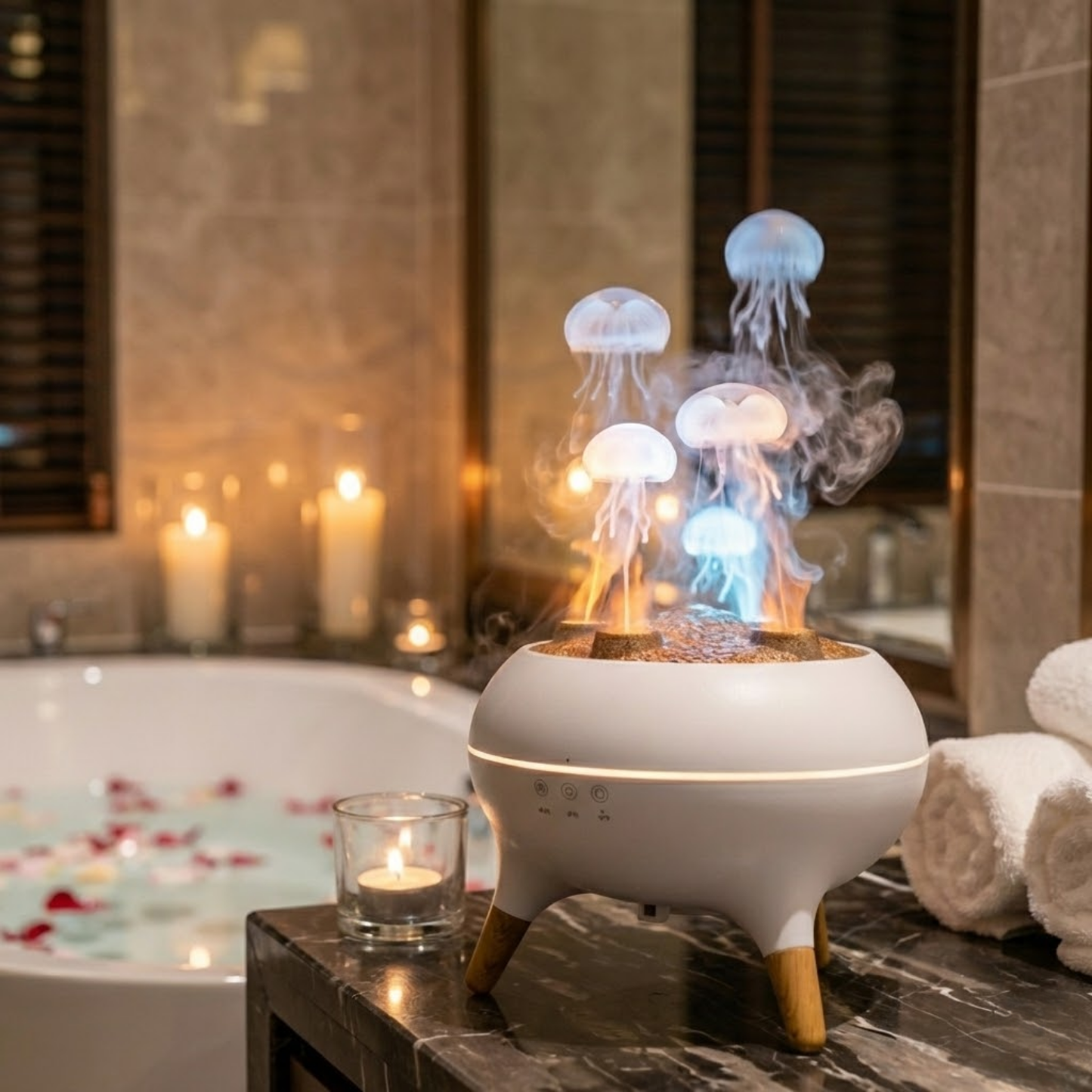 Veluria™ | Hipnotyzujący Nawilżacz Powietrza Jellyfish